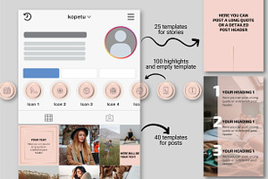 CANVA Pink Instagram Templates