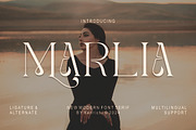 Marlia, a Serif Font by Kenrichi (Thumbnail 1 of 12)