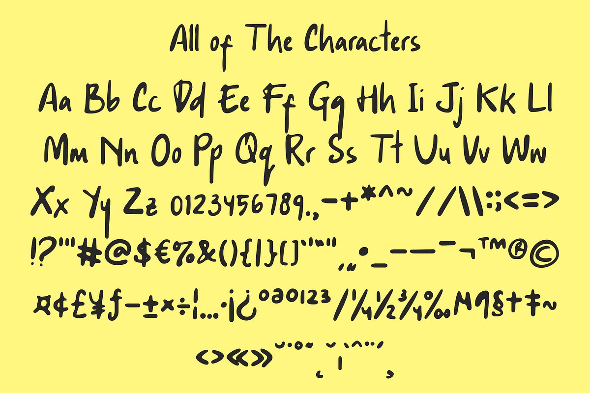 CS Damita Drawn, a Handwritten Font by Craft Supply Co. (Photo 8 of 8)