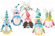 Watercolor Cute Easter Gnomes, an Animal Illustration by YenzArtHaut (Thumbnail 3 of 3)