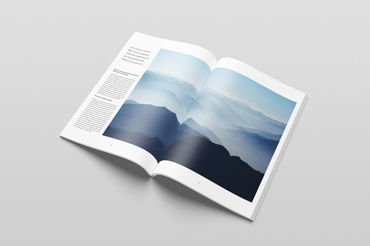 Magazine / Brochure Mockup Bundle, a Print Template by Petr Stránský (Photo 5 of 15)