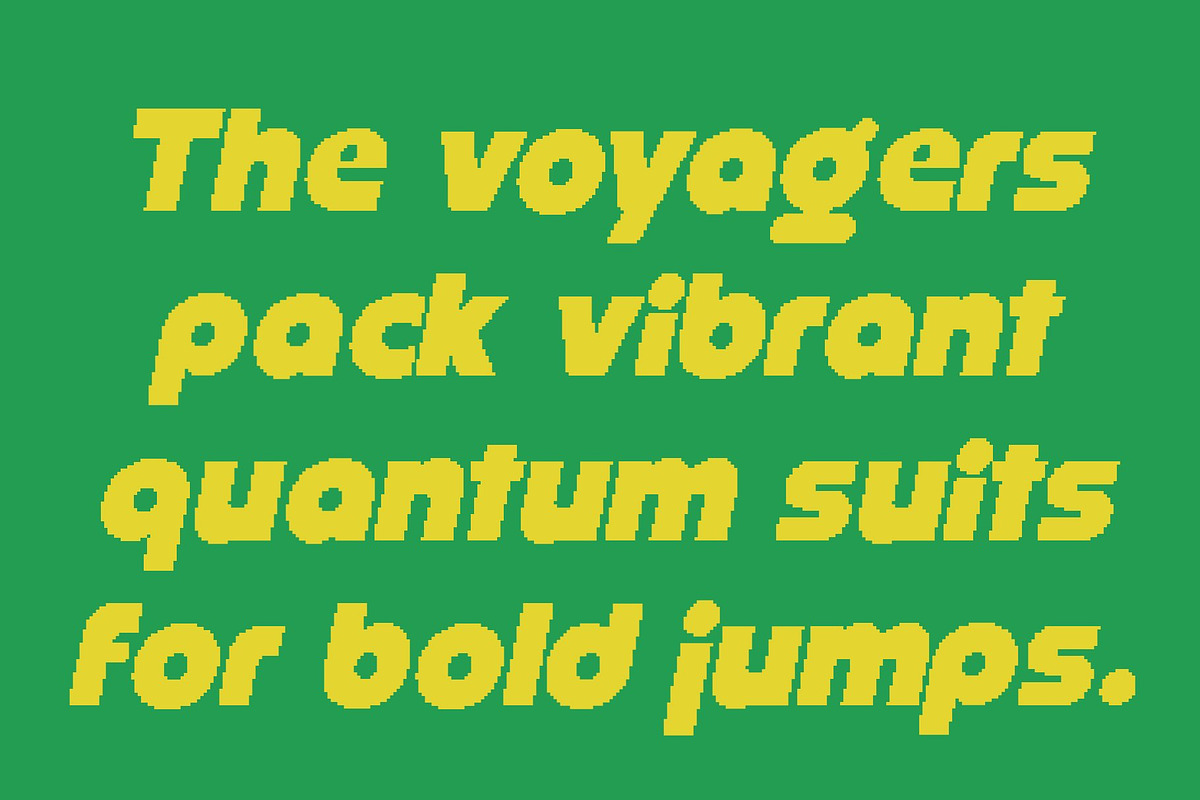 CS Regime Pixel, a Sans Serif Font by Craft Supply Co. (Photo 6 of 8)