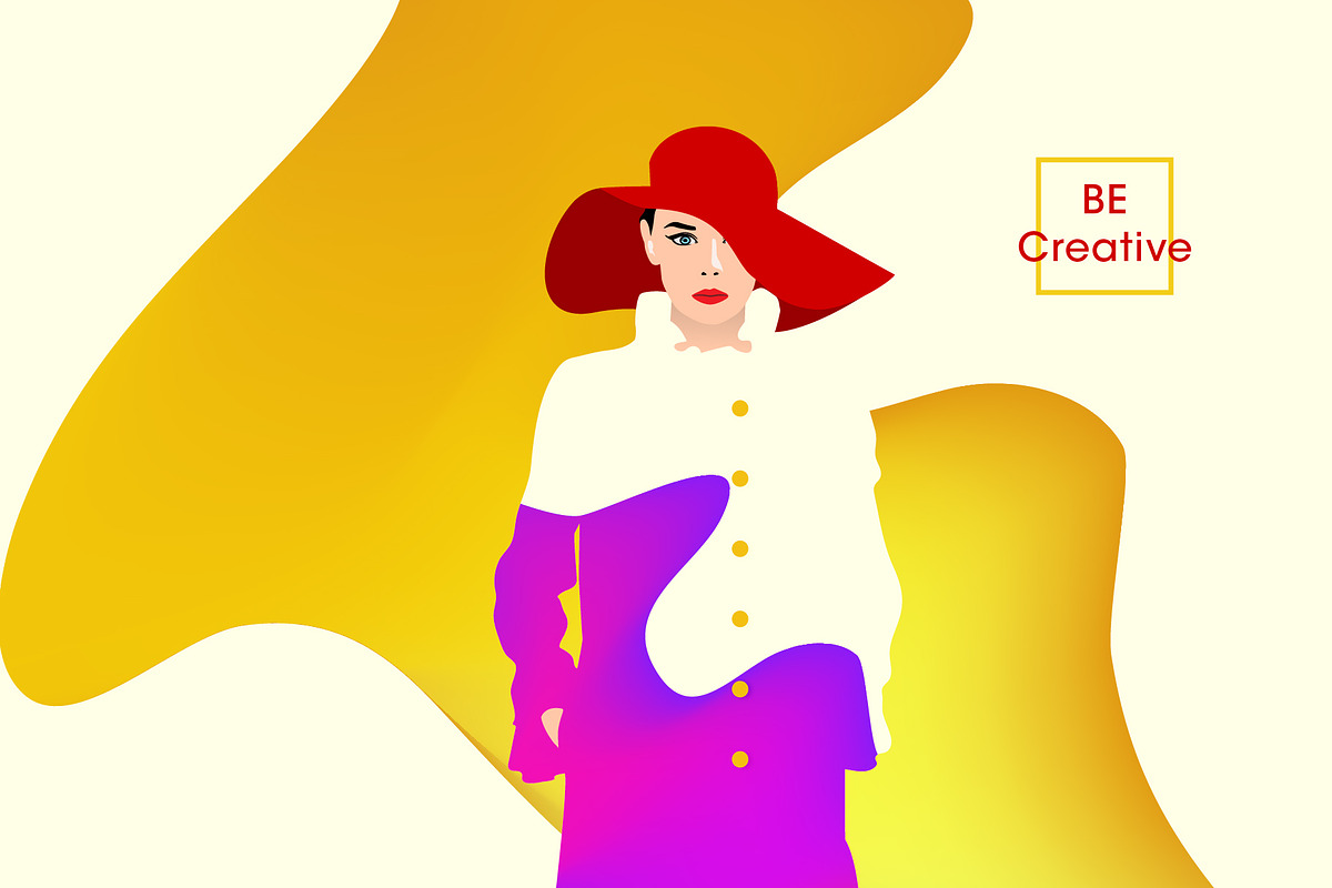 Fashion Girl Vector | Illustration, an Illustration by Modus Prime (Photo 3 of 3)