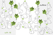 Funny rabbits., an Animal Illustration by maritime_m (Thumbnail 5 of 13)