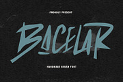 Bacelar Unique Handmade Brush Font, a Handwritten Font by Maulana Creative (Thumbnail 1 of 7)