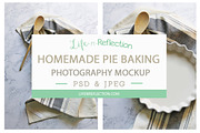Baking Pie Photo Mockup, a Product Mockup by lifenreflection (Thumbnail 1 of 2)