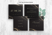 Black & Gold Wedding Templates, an Invitation Template by BrandPacks (Thumbnail 4 of 6)