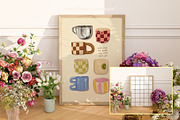 BRIDGET | Floral Frame Mockups SET, a Household Mockup by SoleilHomeMockups (Thumbnail 6 of 12)