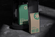 Paper Bag Mockup, a Packaging Mockup by Rielismee (Thumbnail 2 of 5)