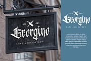 Kalecius, a Blackletter Font by Vintage Division (Thumbnail 6 of 10)