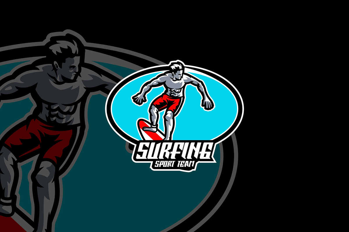 Surfing Sport Logo Design., a Branding & Logo Template by VectorCraft