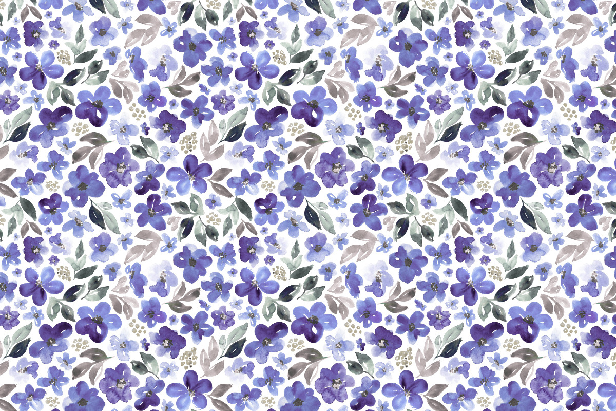 Violet, sage and brown, a Pattern Graphic by Anya-D (Photo 3 of 5)