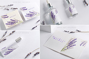 Lavender cosmetics Mockup, a Packaging Mockup by YuMyart (Thumbnail 4 of 10)