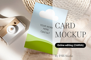 Card Mockup 5x7 Online Edit Canva