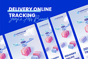 Delivery Online Tracking, a Social Media Template by FoxStore (Thumbnail 2 of 2)