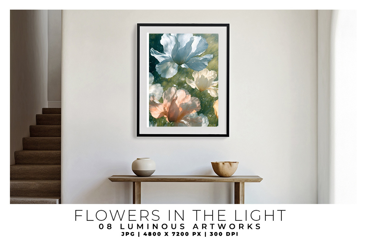 Flowers in the Light, a Decorative Illustration by Digital Art Creations (Photo 3 of 5)