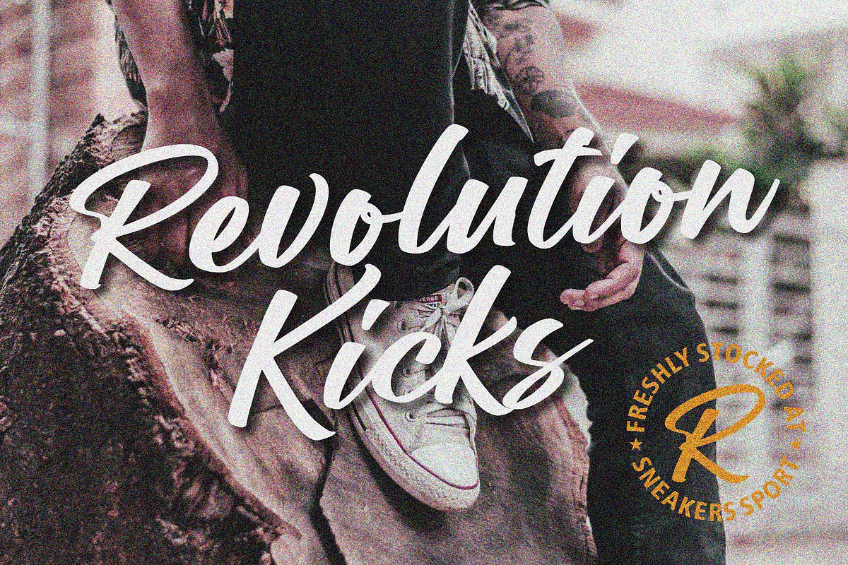 Ballerick Script Font, a Script Font by HanzelSpace Studio (Photo 2 of 6)