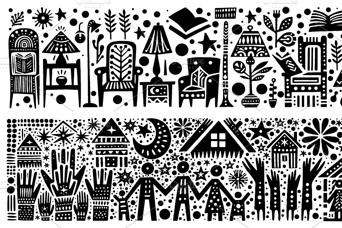Outdoor Illustration, Tribal Folk, a Decorative Illustration by devastd (Photo 14 of 27)