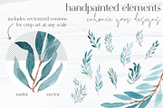 DECO V1 Watercolor Wreaths + Leaves, an Illustration by Wooly Pronto (Thumbnail 2 of 7)