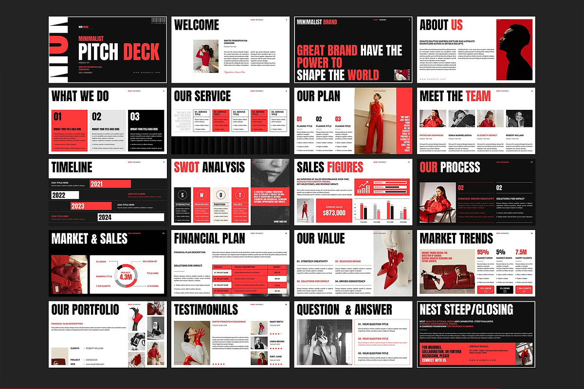 Pitch Deck Presentation Template, a Presentation Template by ElvinPrint (Photo 8 of 8)