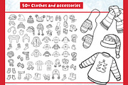 Black & White Christmas Illustration, an Object Graphic by Ksenya Savva (Thumbnail 4 of 9)