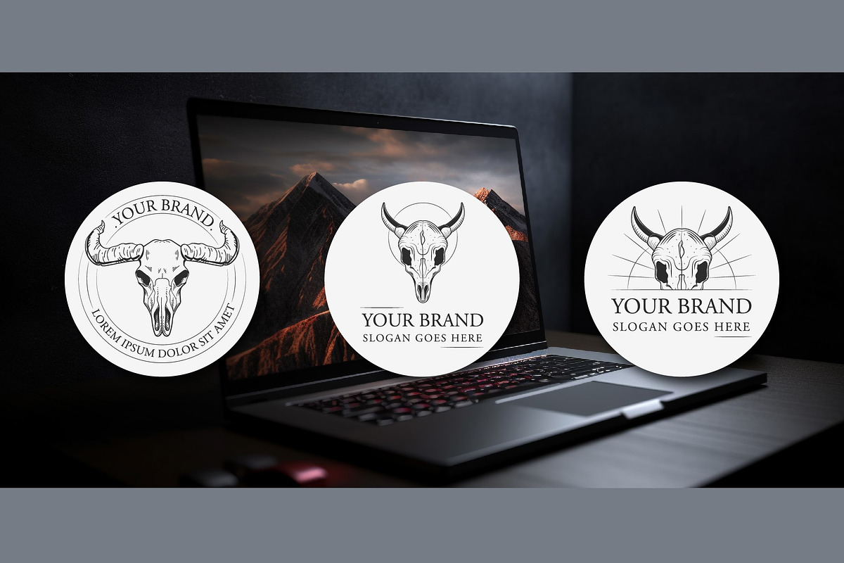 Set Vintage Brand Logos, a Templates & Theme by studiogstock (Photo 3 of 5)