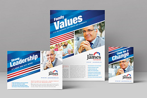 Political Campaign Flyer Template, a Flyer Template by StockLayouts