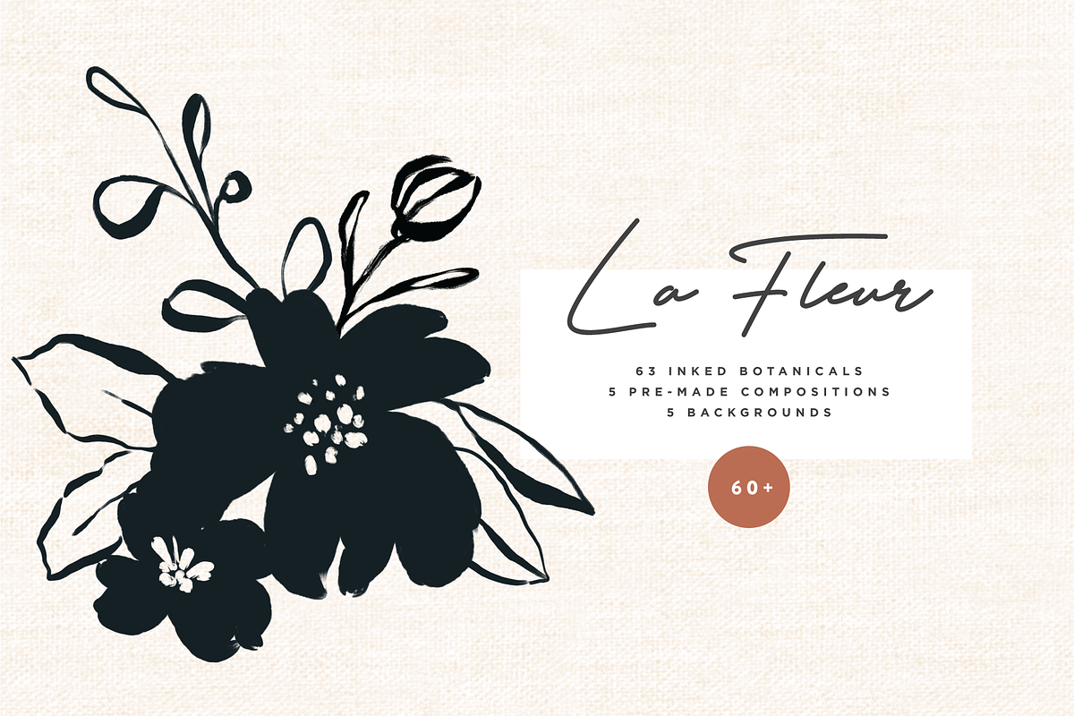 La Fleur - Modern Botanicals, an Illustration by Opal Creative (Photo 1 of 9)