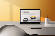 Laptop Office Concept Mockup Pack, a Mac Mockup by mocko (Thumbnail 12 of 12)