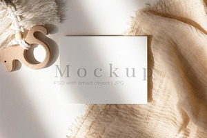 Card Mockup 5.5x4.25 G45 Baby