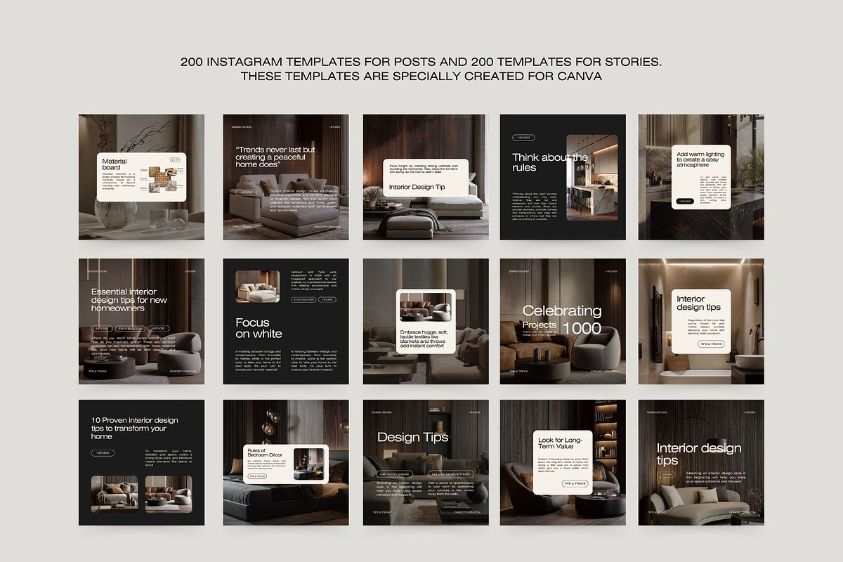 Interior Design Instagram Bundle III, a Social Media Template by Instprofi | Studio Estimo (Photo 46 of 49)