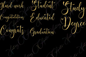 Graduation Word Art Clipart