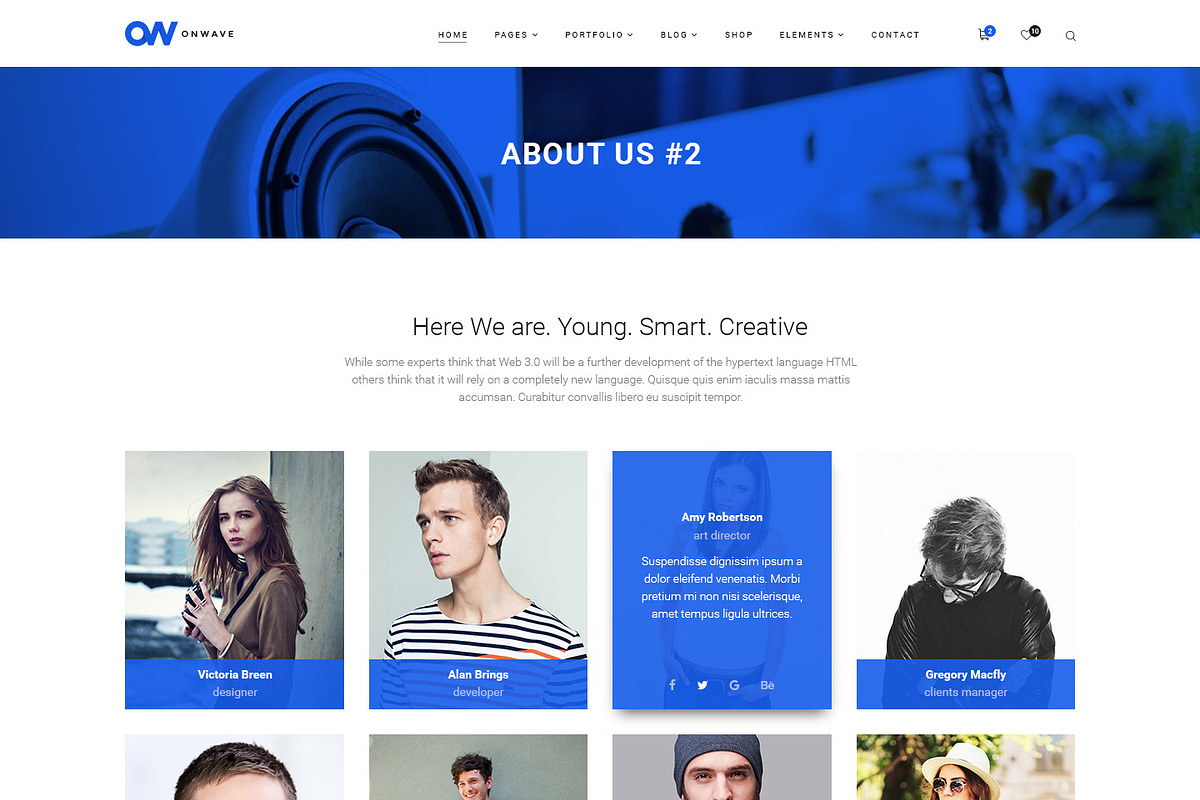 OnWave — Multipurpose PSD Template, a Websites & App Template by ScienteCraft (Photo 3 of 51)