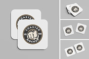 Coaster Mockup, an Advertising Mockup by Difa Design (Thumbnail 1 of 5)