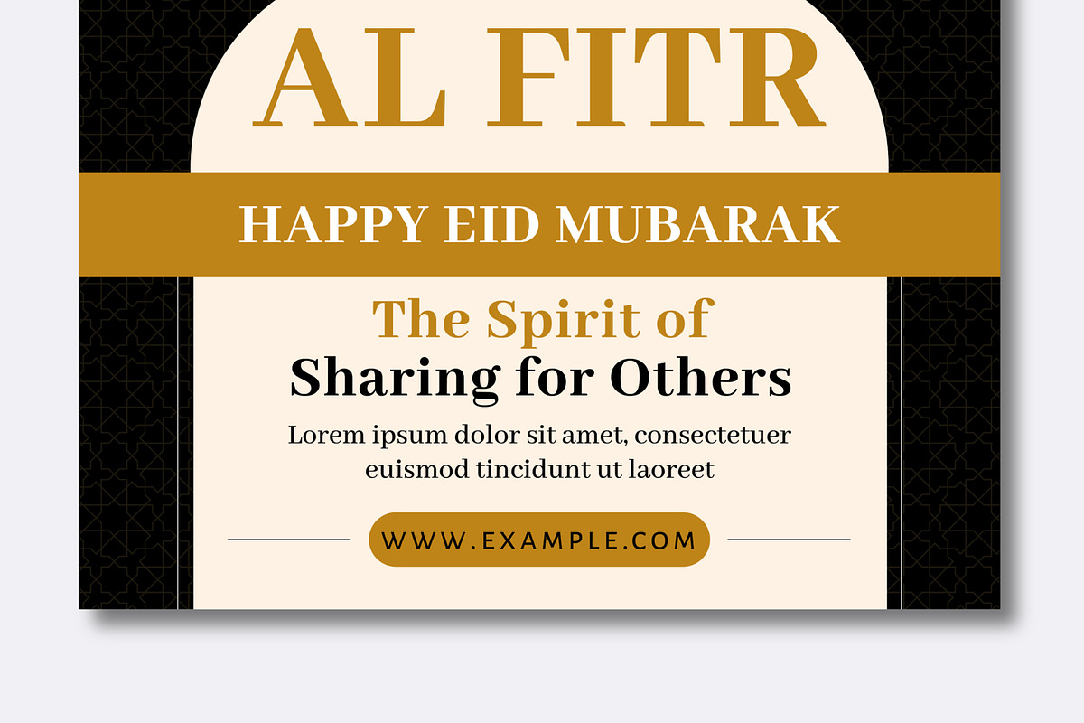 Eid Al Fitr Social Media Post Design, a Social Media Template by MightyDesign (Photo 3 of 6)