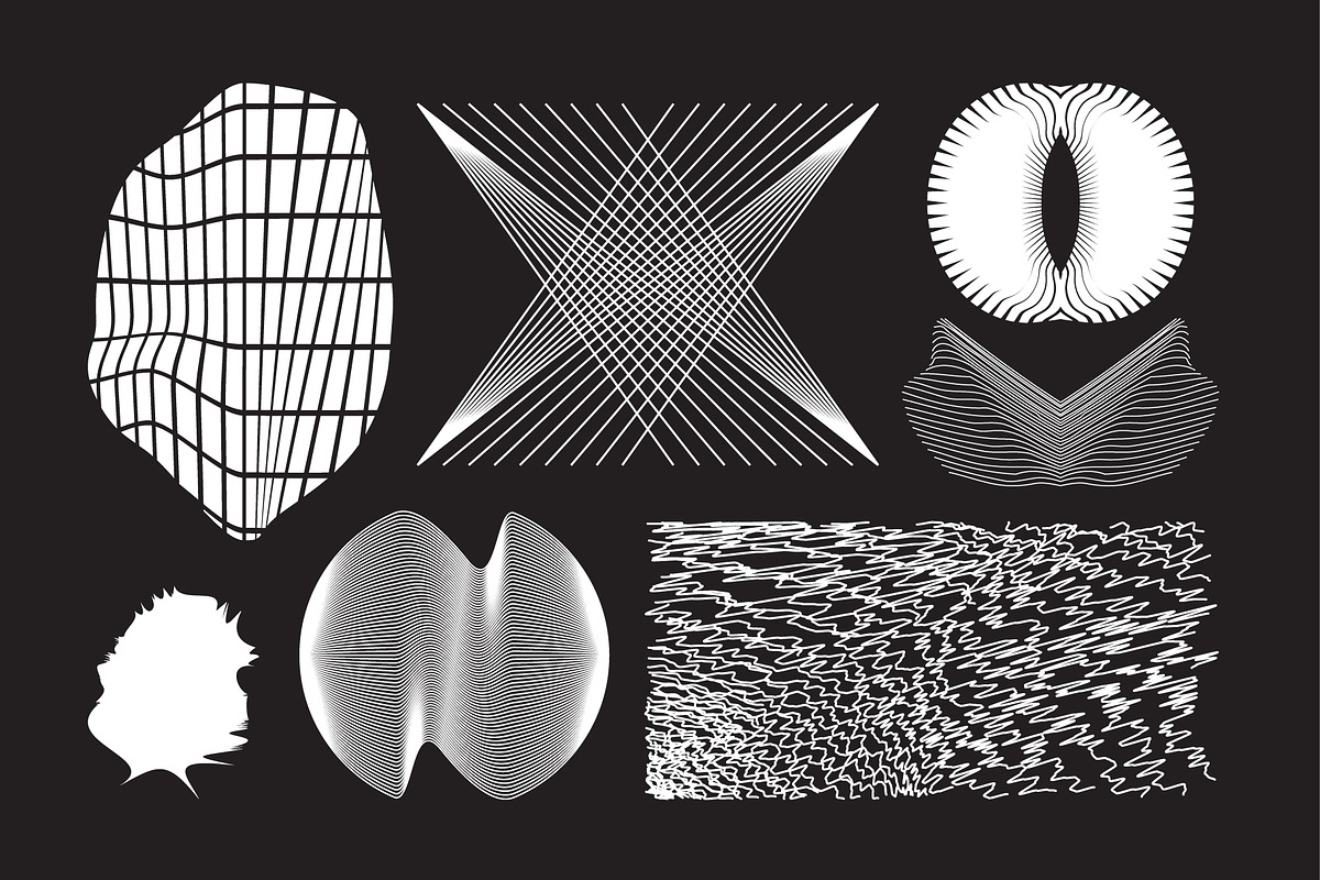 100+ Abstract Vector Shapes, a Background Graphic by Vanzyst (Photo 4 of 17)