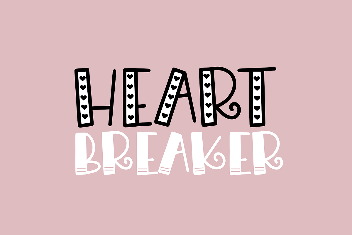 Flirty | Valentine's Day Font, a Font by KA Designs (Photo 8 of 9)