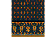 Art Deco and Nouveau Floral Border T, a Pattern Graphic by Sharon Schwalbe (Thumbnail 1 of 2)