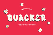 PGR Quacker - Bubble Font, a Handwritten Font by Pikgura (Thumbnail 1 of 6)