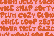 Quiet Joy quirky font, a Sans Serif Font by BilberryCreates (Thumbnail 5 of 10)