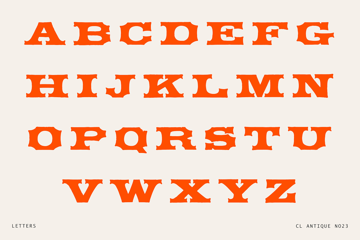 Vintage Western Woodcut Font, a Slab Serif Font by Century Library (Photo 3 of 5)
