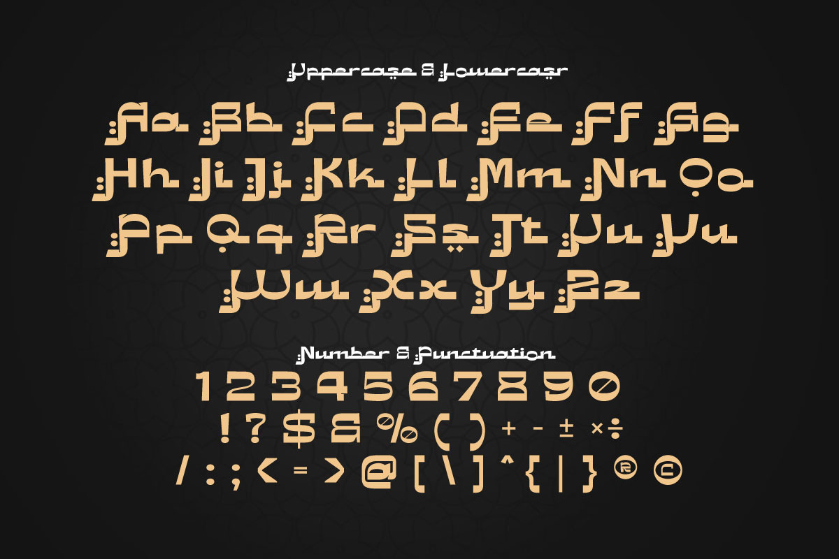 Sabily - An Arabic Style Typeface, a Handwritten Font by Afkari Studio (Photo 2 of 12)