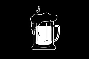 Beer lager liquor alcohol weekend, a Graphic by Logoworks