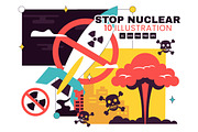 10 Stop Nuclear Illustration, an Object Illustration by denayunebgt (Thumbnail 1 of 4)