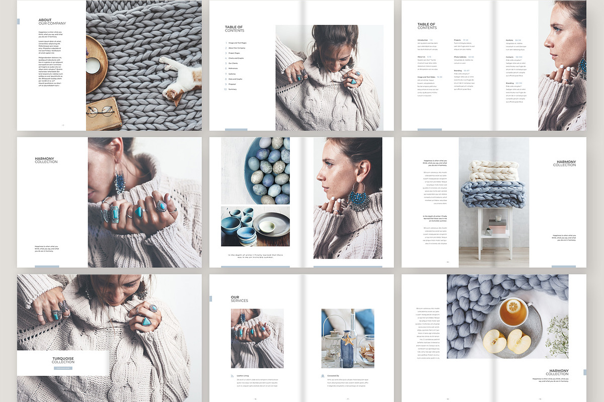 Alder Proposal Template, a Brochure Template by Studio Sumac (Photo 5 of 8)