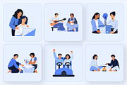 Animated Friends Illustration Set, a Person Illustration by Brickclay (Thumbnail 3 of 5)