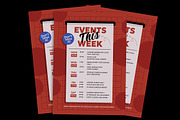 Weekly Event Schedule Template, a Stationery Template by Gumico Studio. (Thumbnail 2 of 3)