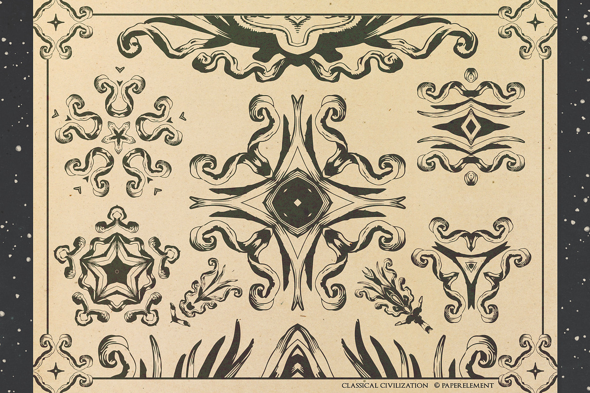 370 Classical Scene-Building Vectors, an Object Illustration by Paper Element (Photo 15 of 17)