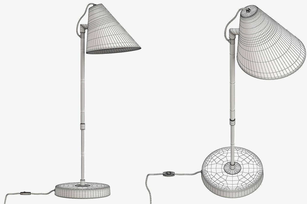 Joybird Izzy Table Lamp, a Light 3D Model by 3dmitruk (Photo 7 of 7)