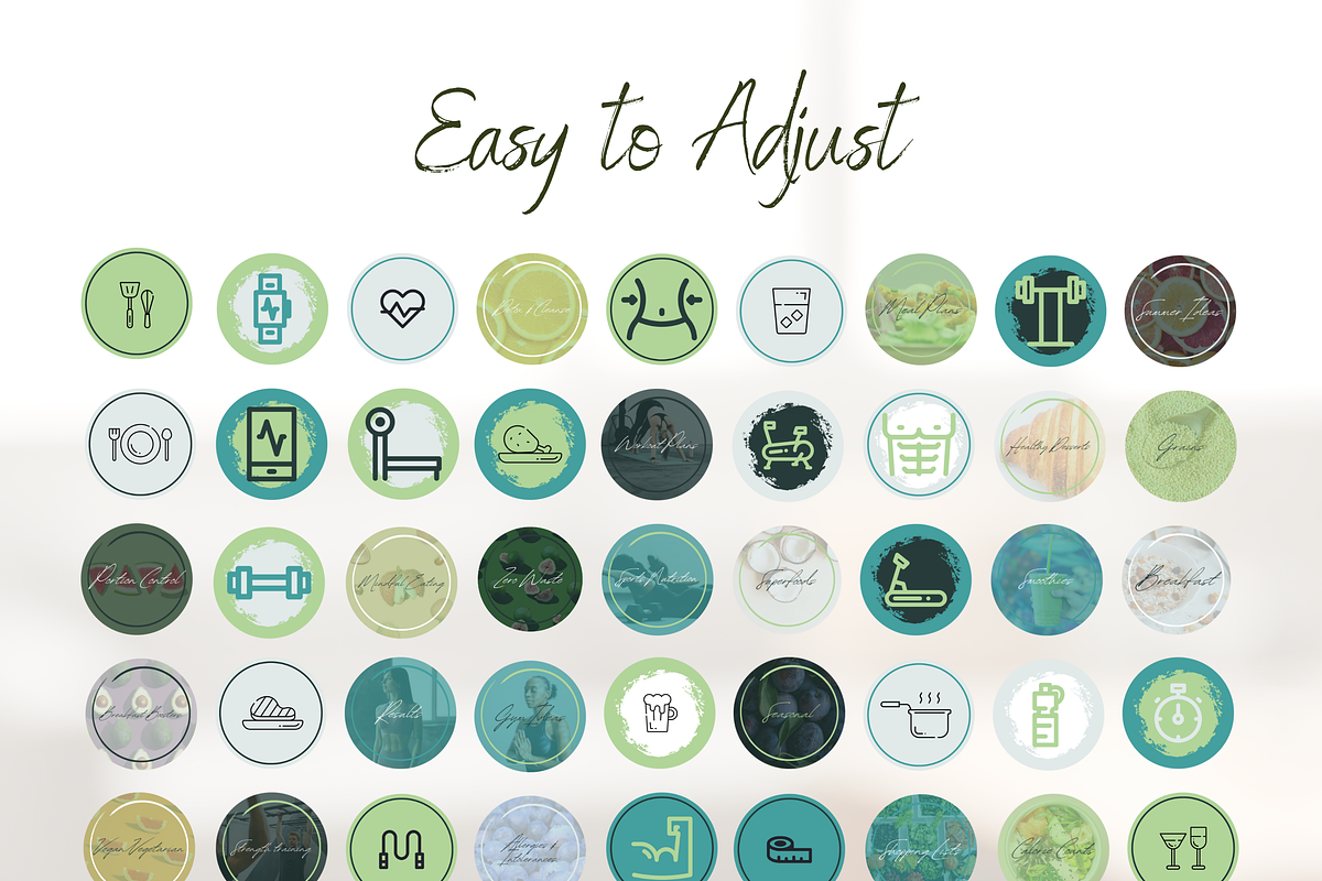 Health Instagram Highlight covers, a Social Media Template by The Social Stuff (Photo 2 of 10)